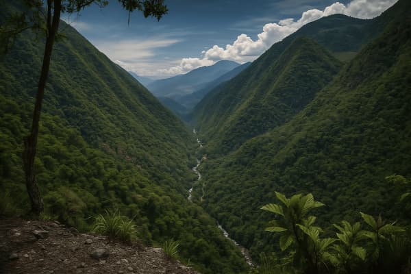 Tours Metro Chanchamayo. Mirador Armagedón, Garibaldi, Chanchamayo, La Selva Central de Perú.