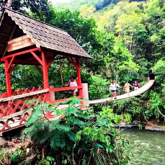 Tours Metro Chanchamayo.Puente colgante Emperador Guillermo primero. Pozuzo. Oxapampa. La Selva Central