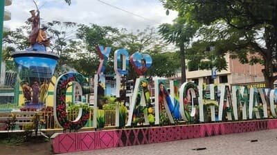Foto de Tours Metro Chanchamayo. Letrero de la provincia de Chanchamayo en la ciudad de La Merced.